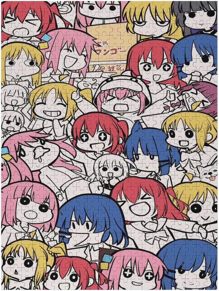 Amazon | ぼっち・ざ・ろっく ジグソーパズル 500pcs 木製ピース 子供